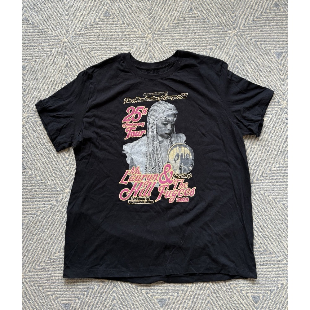 Lauryn Hill 25th Anniversary T-Shirt 2023 - Black -‎ 2X